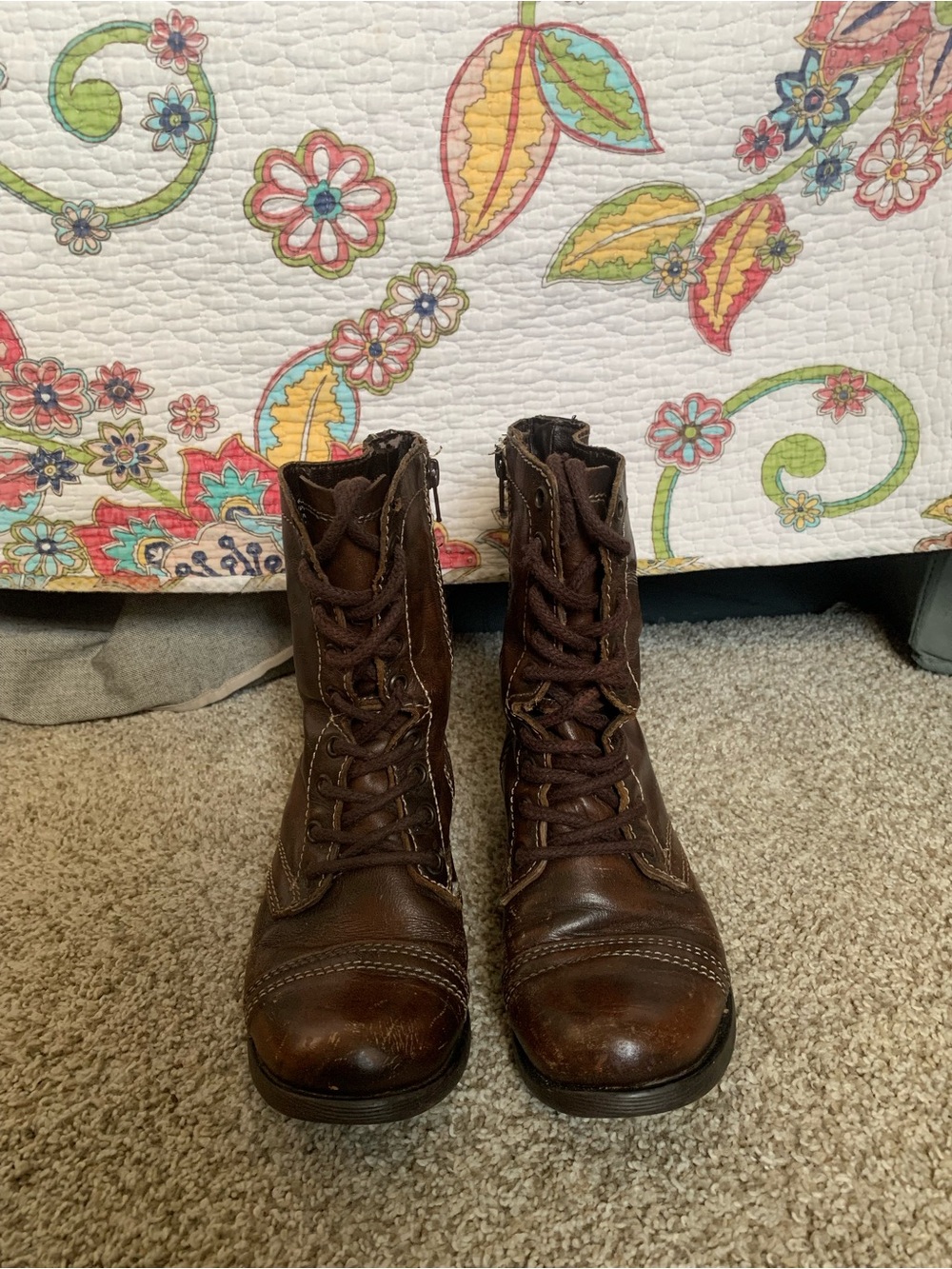 Steve Madden Troopa Lace-up Combat Boots